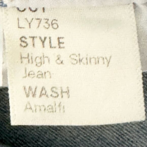 Reformation High & Skinny Jean in Amalfi Wash 26 - Picture 9 of 11